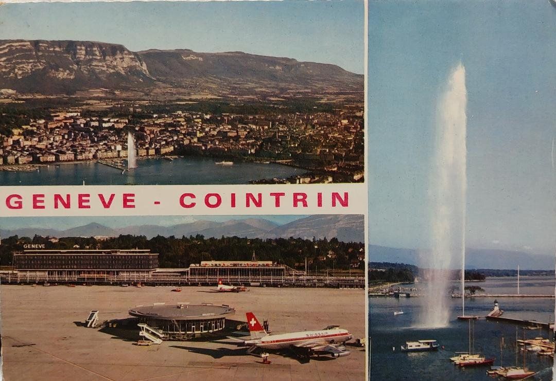 Ansichtskarten: GENÈVE - COINTRIN – Gebraucht aus Delémont von Domdom1