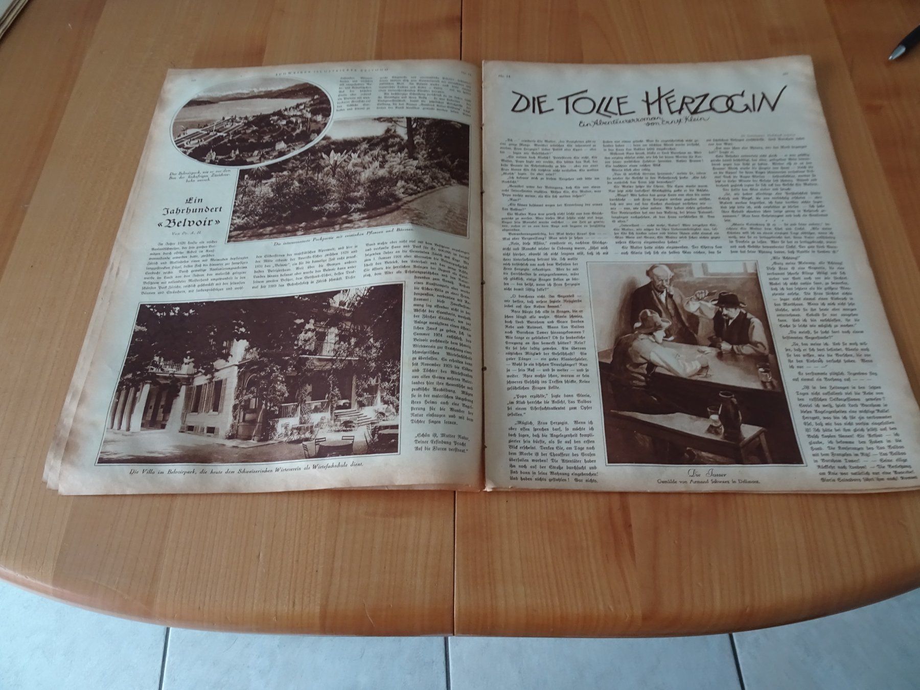 Riviste & Magazine: Schweizer Illustrierte Zeitung"  Vom 2.Juli 1925  Über 100Ja – Usato da Zürich venduto da Roulet 4