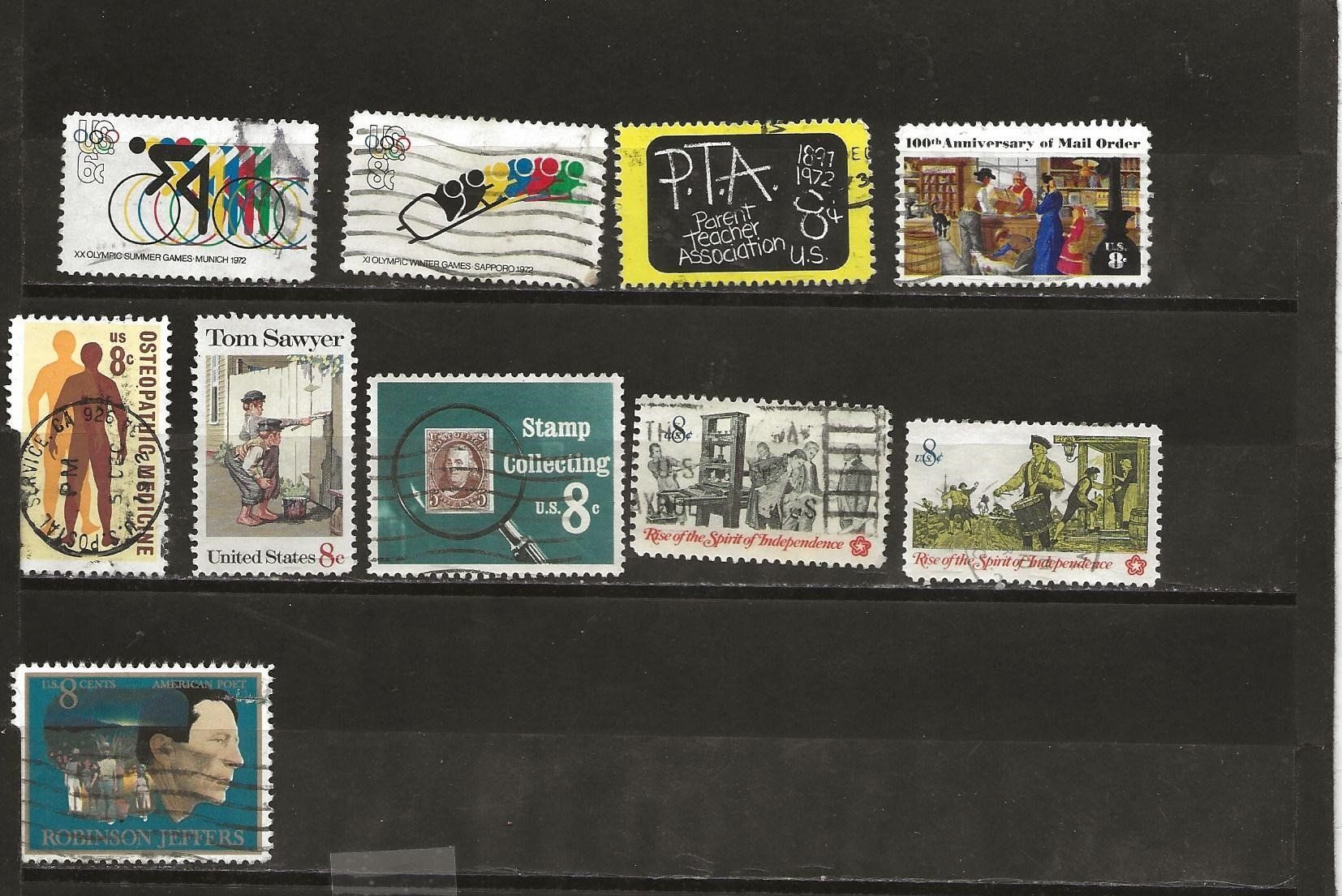 Alle Briefmarken: USA 1968 .... – Gebraucht aus Sion von PierreP01 3