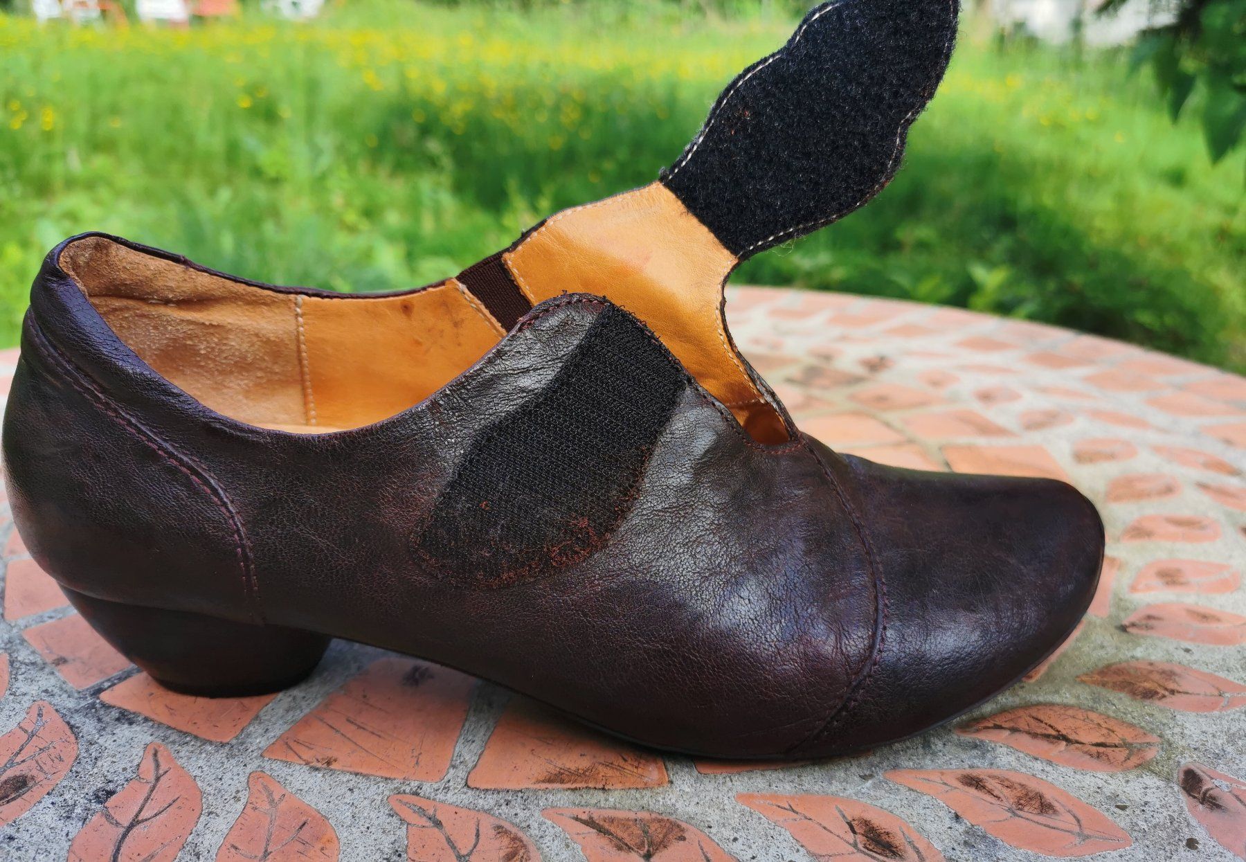 Think Chaussures femmes: Leder-Halbschuh von Think! – D'occasion à Luzern par buypie 4