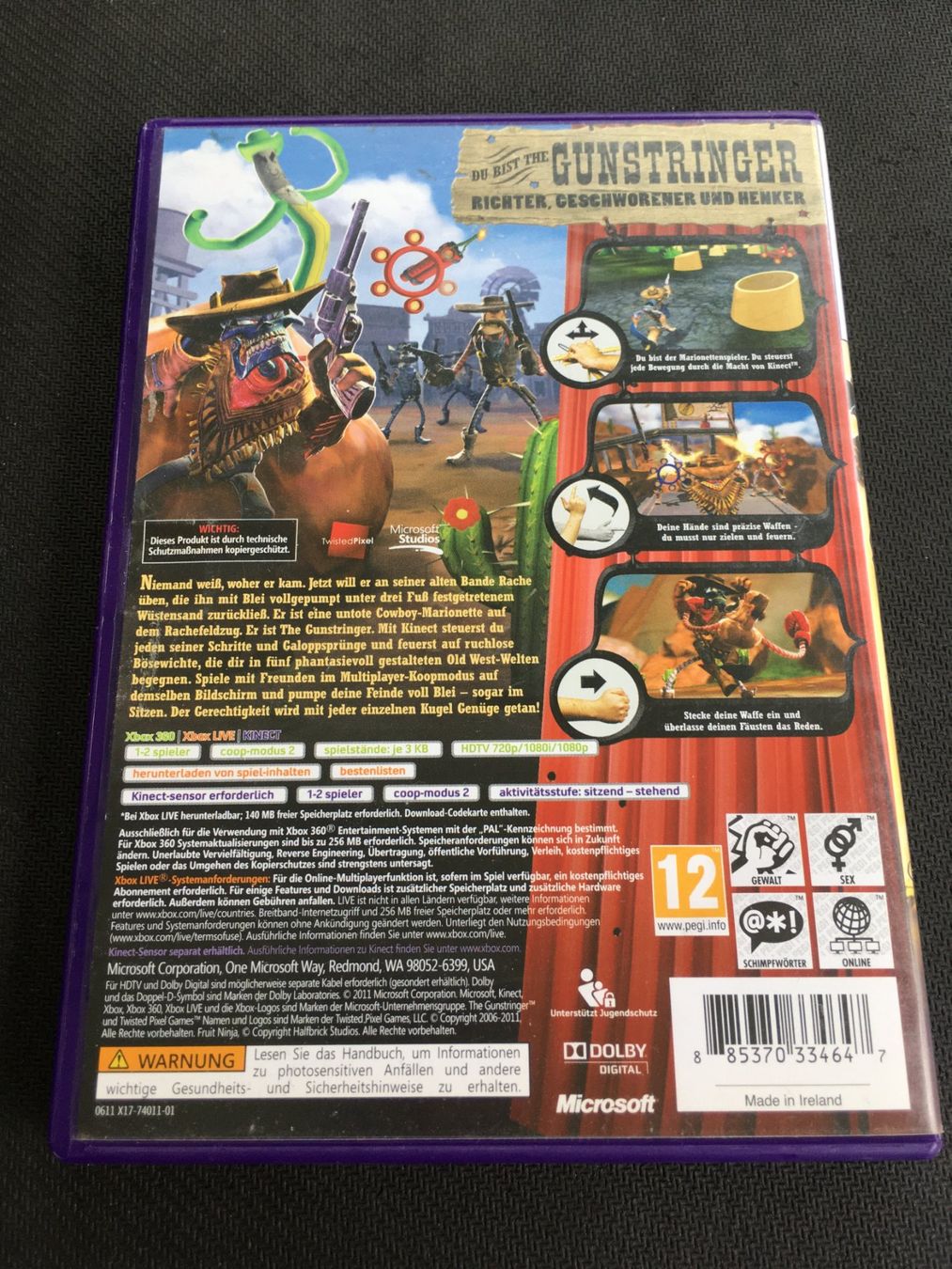 Microsoft Giochi: The Gunstringer (Kinect) - Xbox 360 – Usato da St.Gallen venduto da sjosjo 1