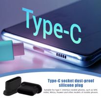 50 Tappi antipolvere in silicone per USB Type-C
