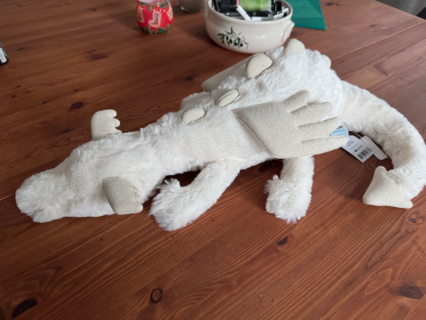 Jellycat Giocattoli: Jellycat Large Snow Dragon – Nuovo e nell'imballaggio originale da Glattbrugg venduto da Risingangel 4