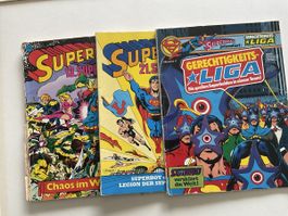 3 Superman Gerechtigkeitsliga Comics gebraucht Zustand