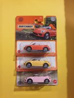 3 x Matchbox 2019 VOLKSWAGEN BEETLE CONVERTIBLE