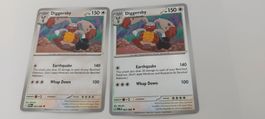 Diggersby normal & reverse POR 065 Pokemon Karten englisch