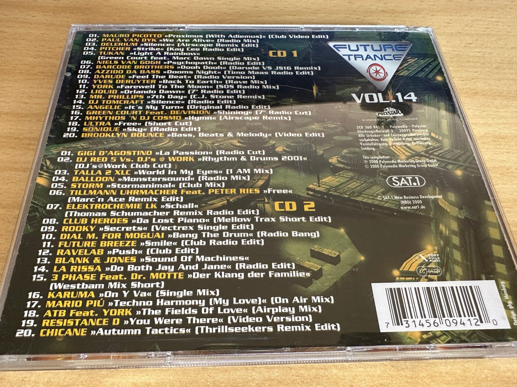 CD: Various – Future Trance Vol.14 - 2 CD – Usato da Rikon im Tösstal venduto da Alpenmutz 1