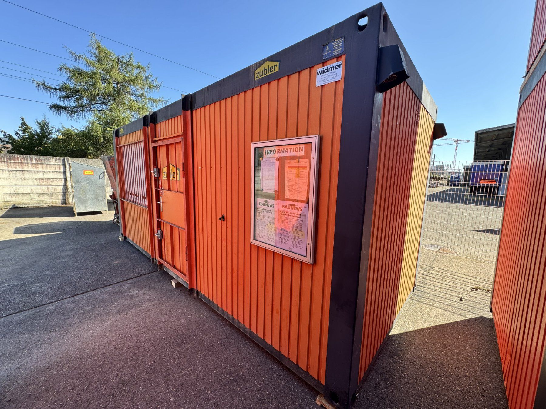 Baucontainer: Polierbaracke gross inkl. Inhalt – Gebraucht aus Hunzenschwil von Zubler_AG_5502 1