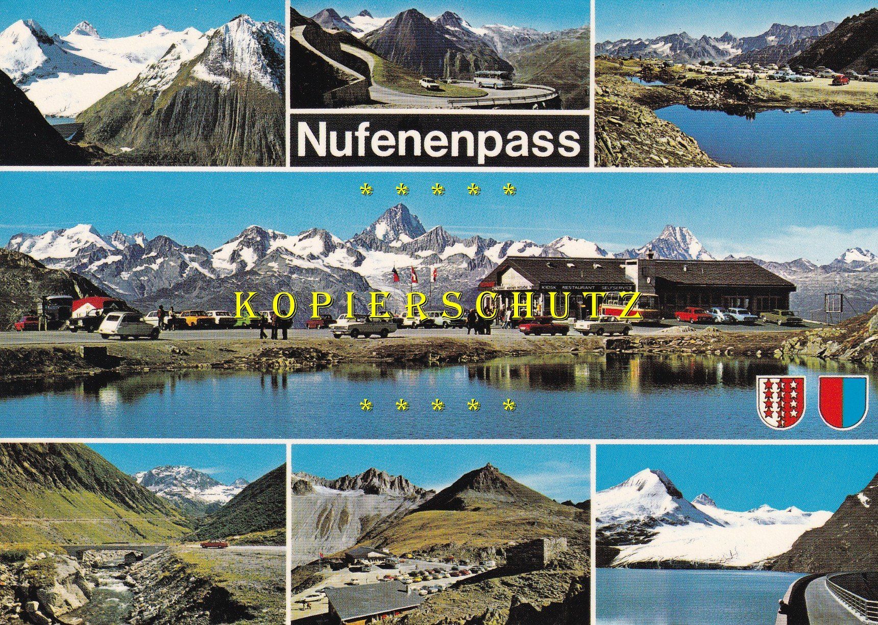 Cartoline postali: Nufenenpass (Diverse Ansichten) /ay – Usato da Hombrechtikon venduto da Rudolf07