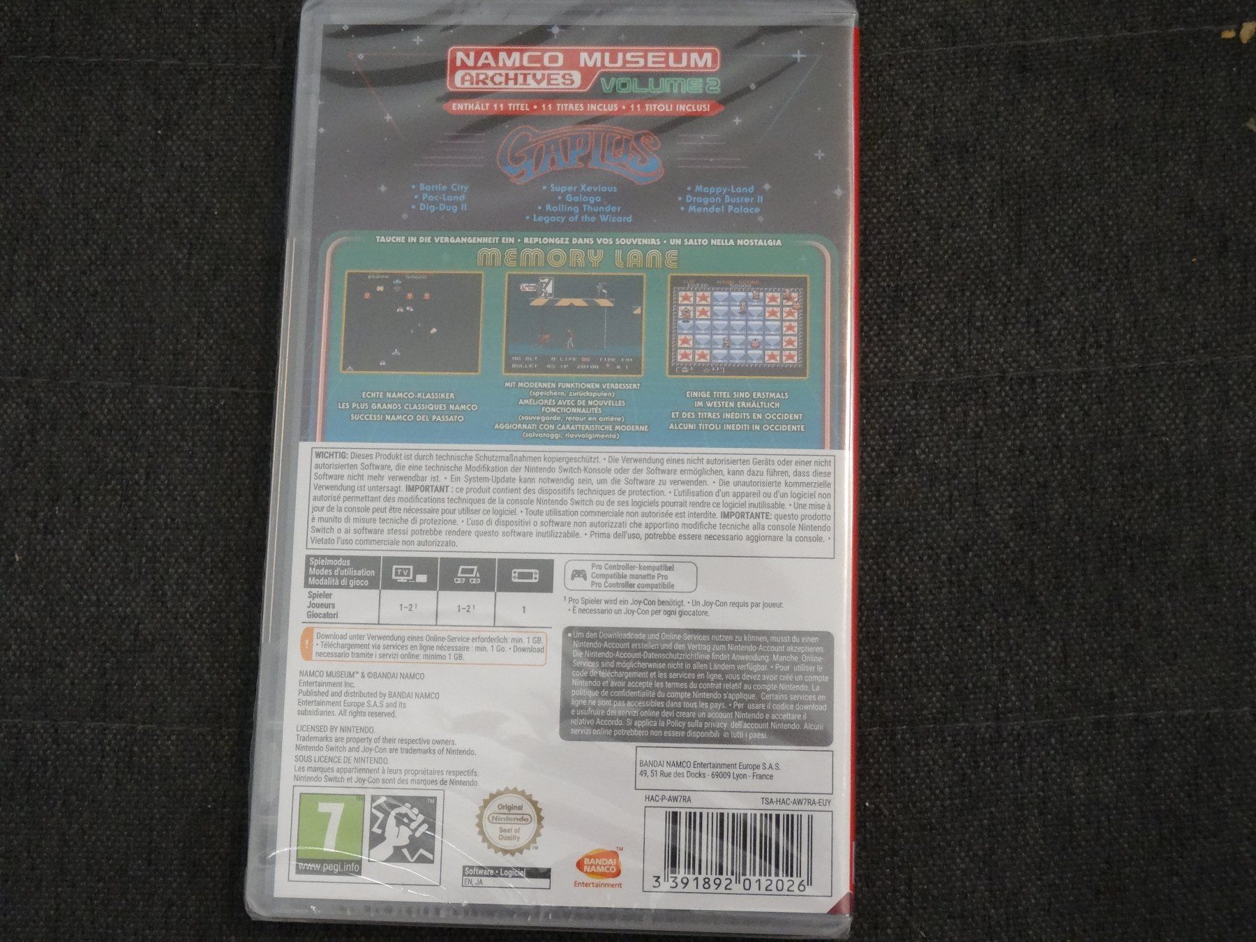 Nintendo Giochi: Namco Museum Archives Volume 2 Switch NEUWARE – Nuovo e nell'imballaggio originale da Olten venduto da Disc-Ausverkauf 1