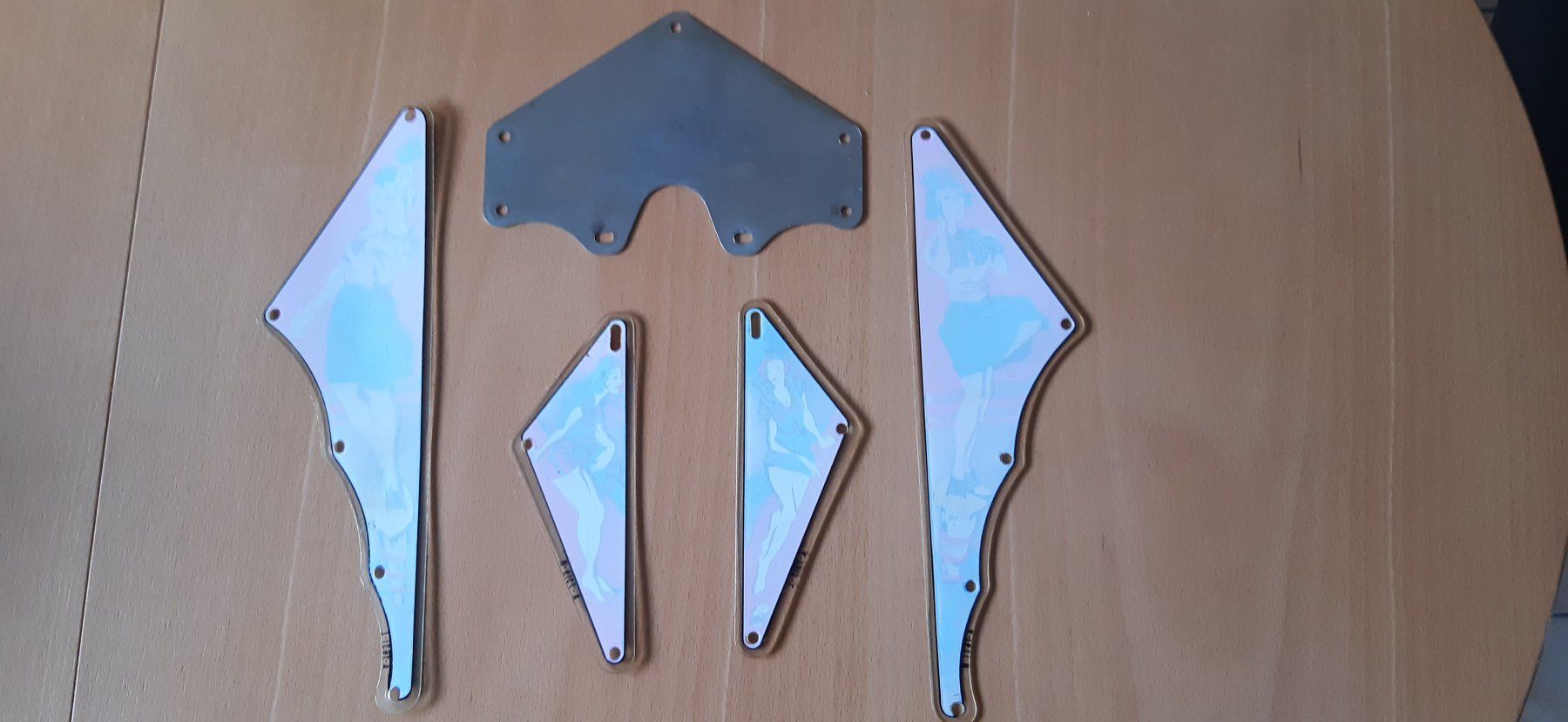 Flipperkästen: Flipperkasten/Flippers - SET DECOR COMPLET / GOTTLIEB – Gebraucht aus St-Maurice von Pwillow 1