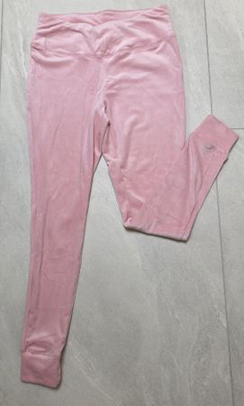 Samt Hosen rosa Grösse M neuwertig