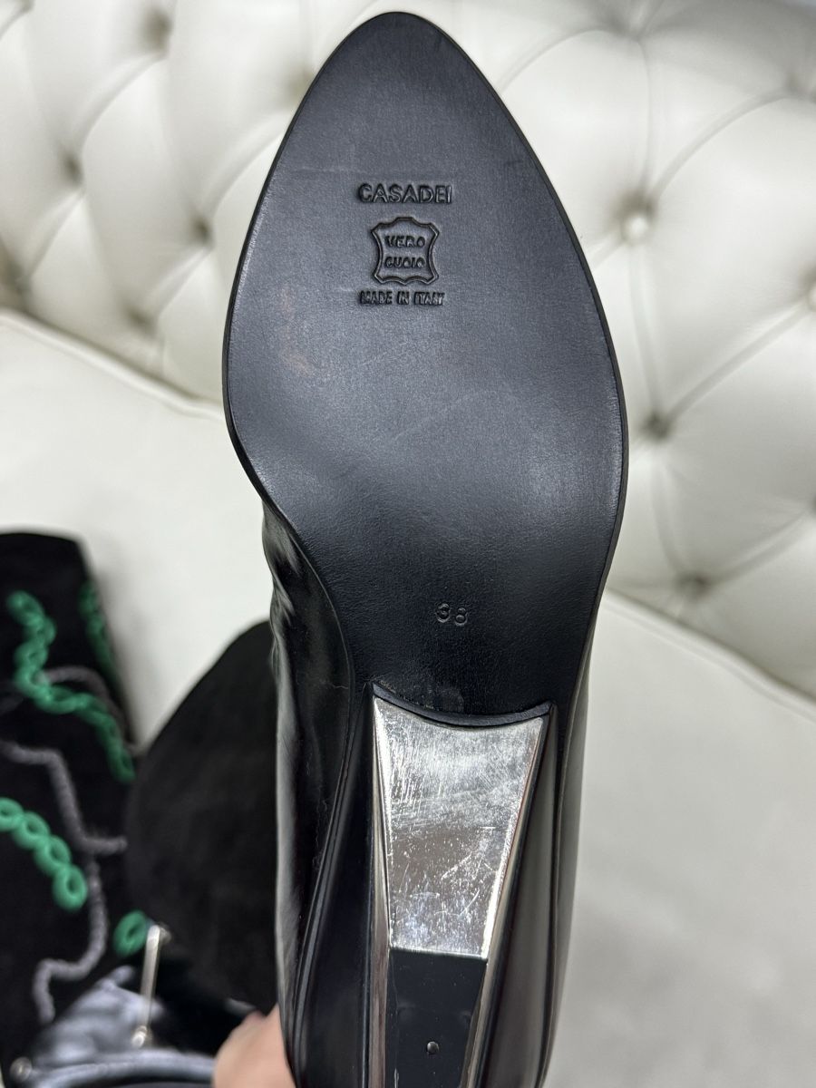 Casadei Scarpe da donna: Casadei Leder Stiefel – Nuovo (secondo la descrizione) da Lachen SZ venduto da HelvetiaLuxury 6