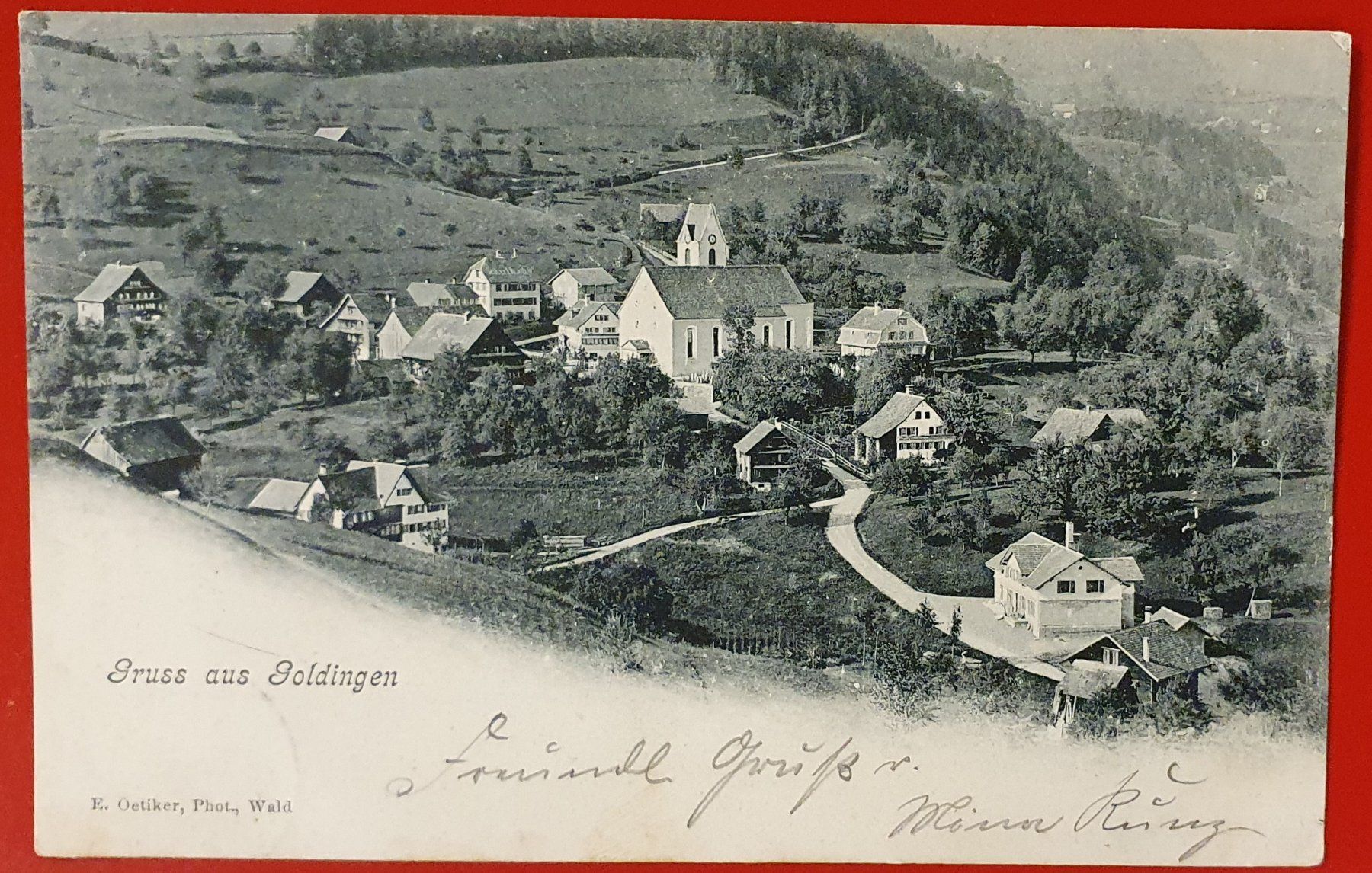 Cartoline postali: Gruss aus Goldingen 1903 – Usato da Kreuzlingen venduto da Rschweiz1