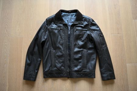 Coole Piloten Jacke aus Lammnappa-Leder, Gr. M, Top Zustand!