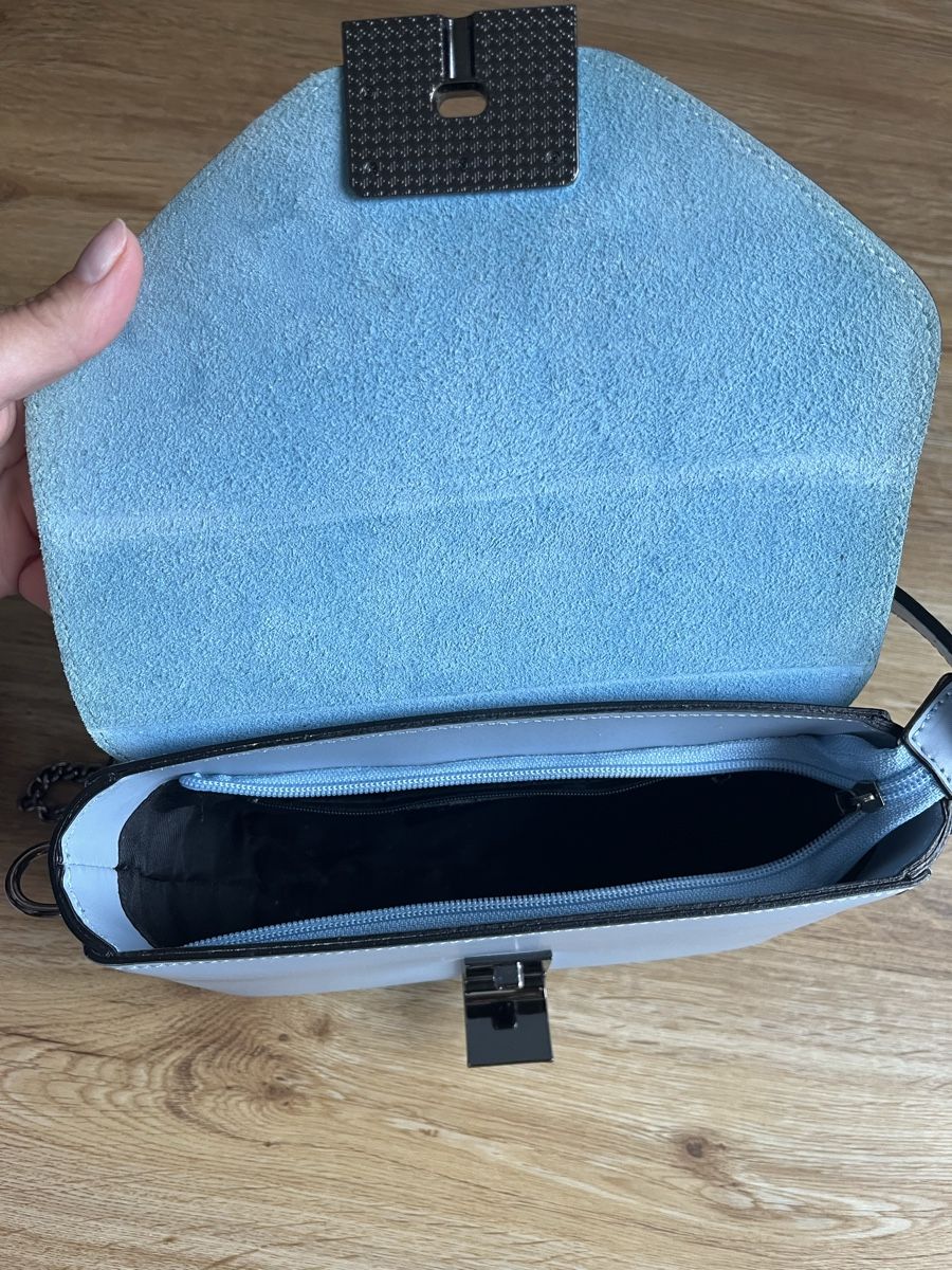 Taschen für Damen: Blaue Lederhandtasche – Neu (gemäss Beschreibung) aus Schaffhausen von juf_98r9 4