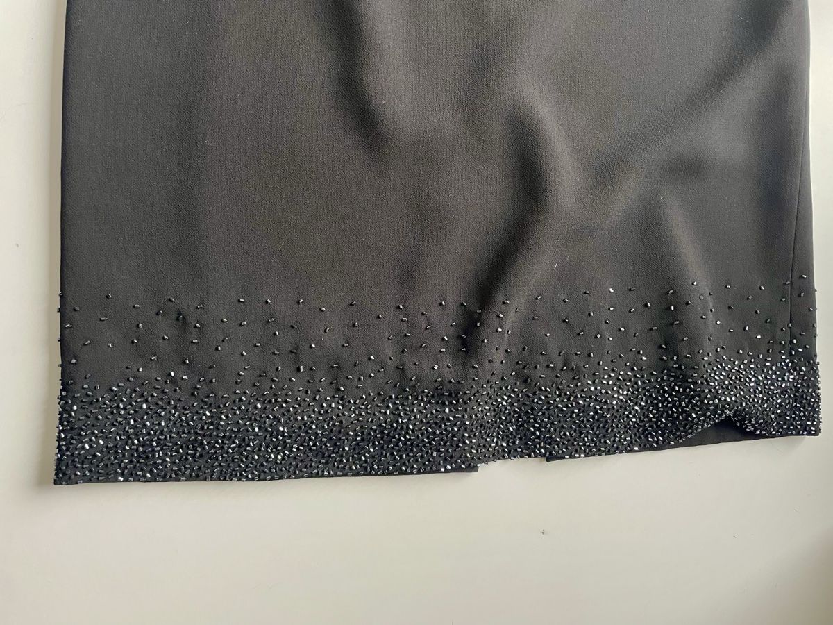 Vestiti: schwarzes Etuikleid mit  Glitzerbord Gr. 38 – Usato da Gockhausen venduto da AnneT07 1