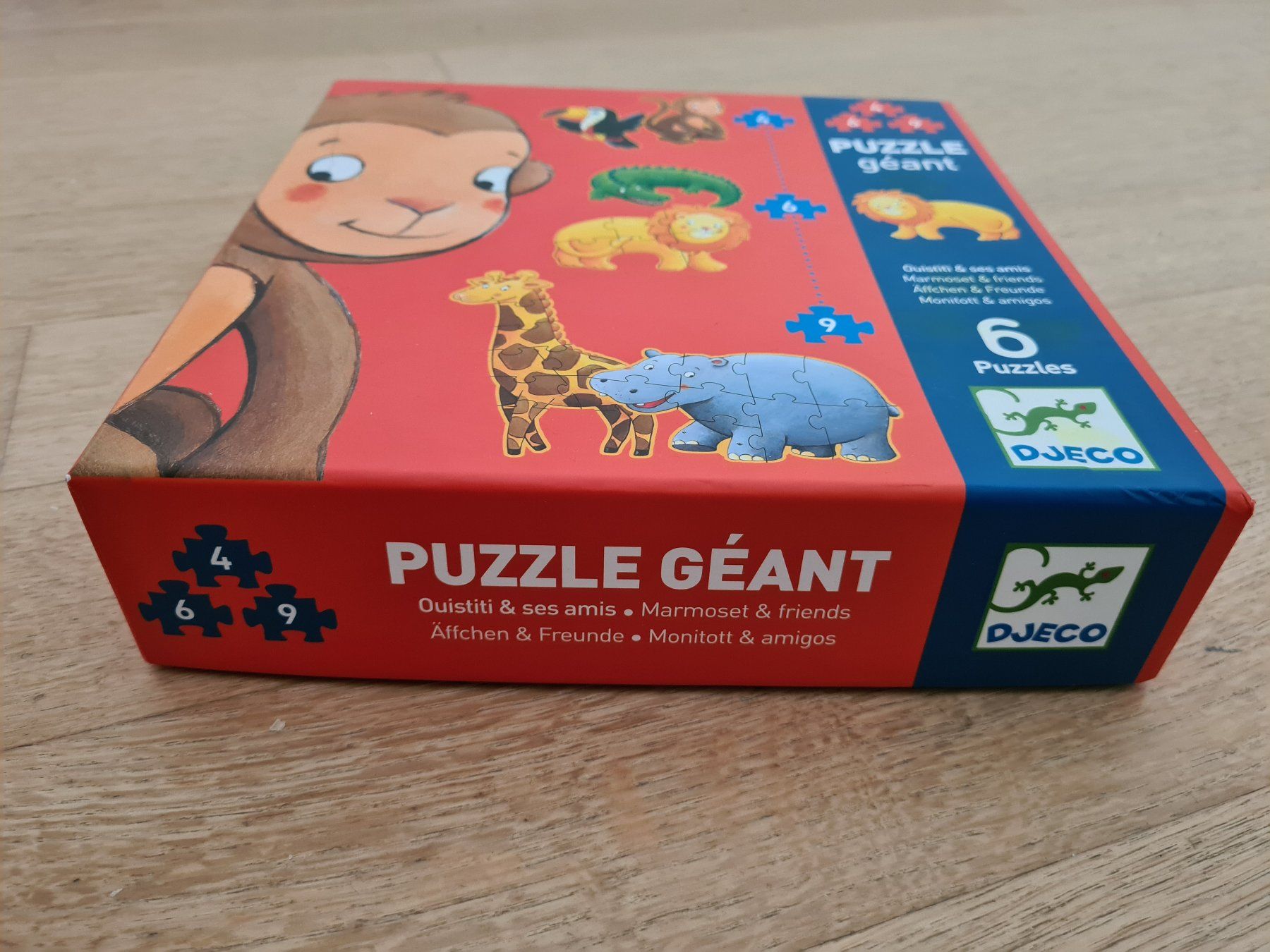Djeco Puzzle: Puzzle Geant Djeco (6 Puzzles) – Usato da Carouge GE venduto da Franllo 1