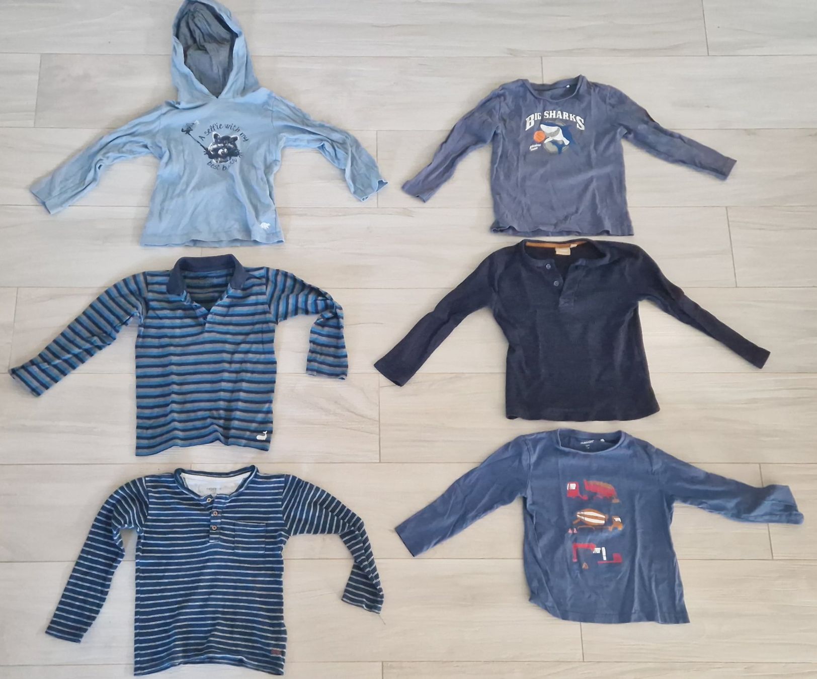 Manor Maglioni & Felpe: 6 Pullover Baumwolle Junge Gr. 110 Coop Naturaplan / Manor – Usato da Wettingen venduto da brownie14