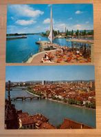Basel: Rhein, Dreiländereck 2 Ansichtskarten