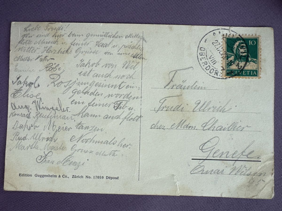 Cartoline postali: Alte Ansichtskarte Amriswil Marktplatz mit Kirche  – Usato da Stadel venduto da akira013 1