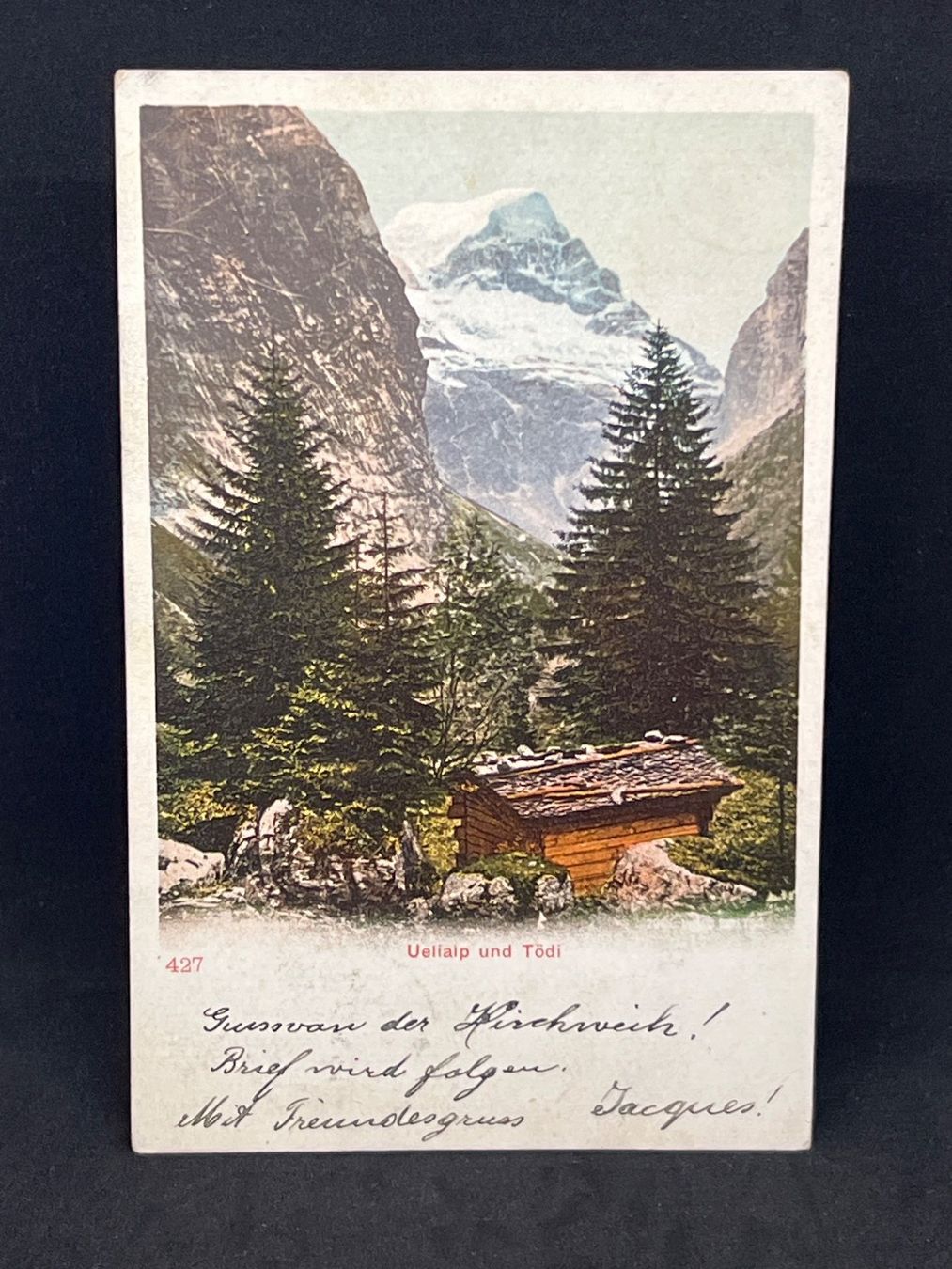 Cartoline postali: Uelialp und Tödi – Usato da Widnau venduto da Brusi9