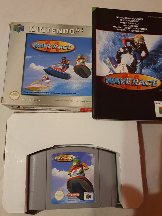 WAVE RACE 64 Nintendo N64 PAL OVP inkl. Anleitung und Modul (Gebraucht ...