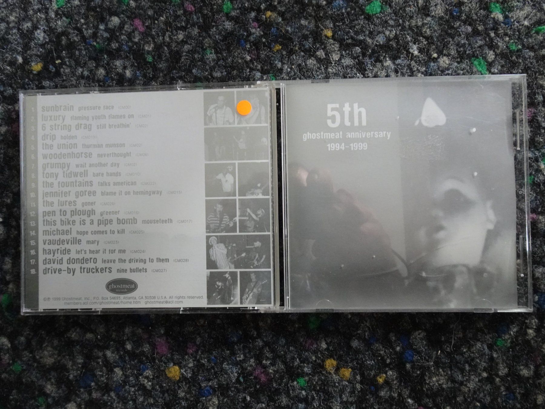 CD: CD : Sampler: 5th ghostmeat anniversary 1994-1999 – Usato da Lotzwil venduto da Kiddis
