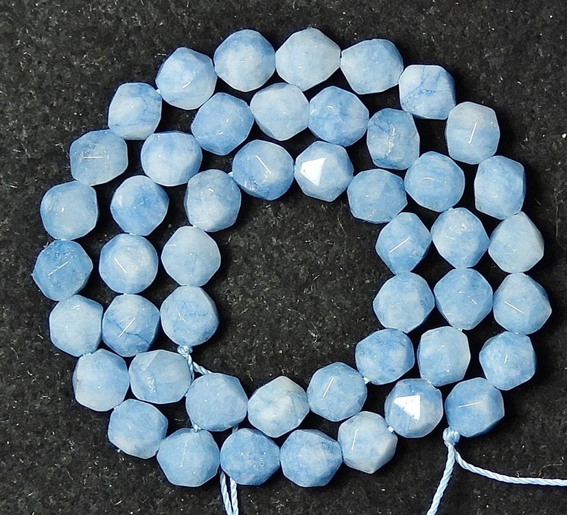 QIANCHANG Kristall Briefbeschwerer Blau - 80mm Diamant Mit Prismeneffekt