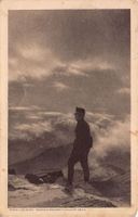 Schweizer Grenzbesetzung 1914, Soldat im Schnee