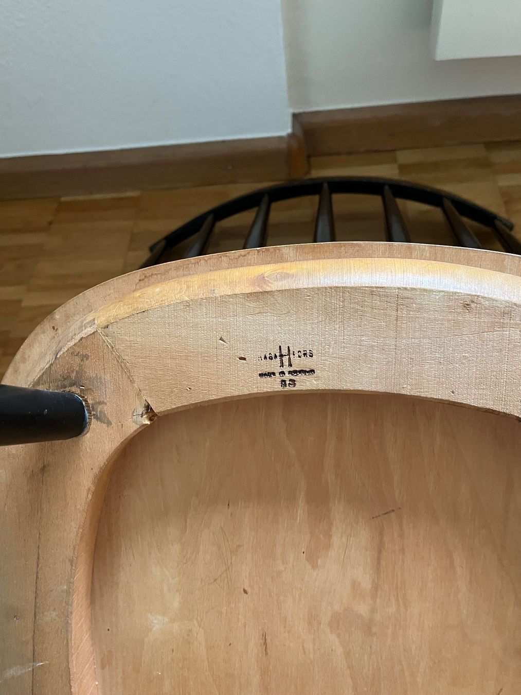 Stühle: Hagaförs Stäbchen Stuhl – Gebraucht aus Allschwil von metalltisch 4