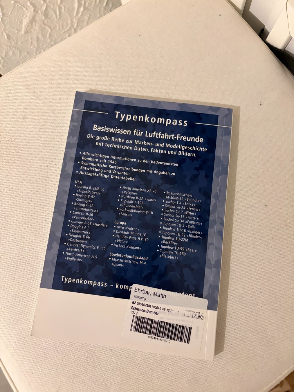 Livres: Buch Typenkompass Bomber seit 1945 – D'occasion à Zürich par kun_d8p9 1