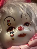 Porzellan Clown Puppe "STARS" Exklusiv Design 1981