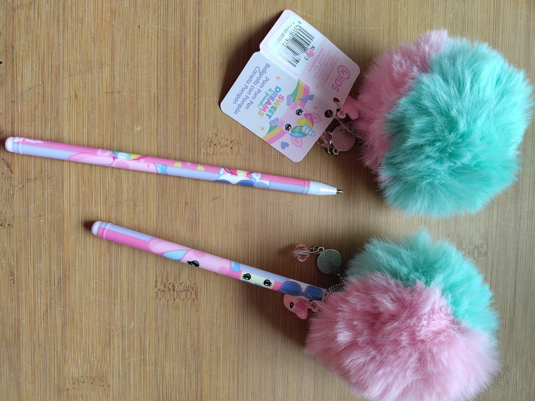 Penna & Evidenziatori: 2 Stifte Einhorn mit Pompoms Neu – Nuovo e nell'imballaggio originale da Leuggern venduto da Pummi19 1