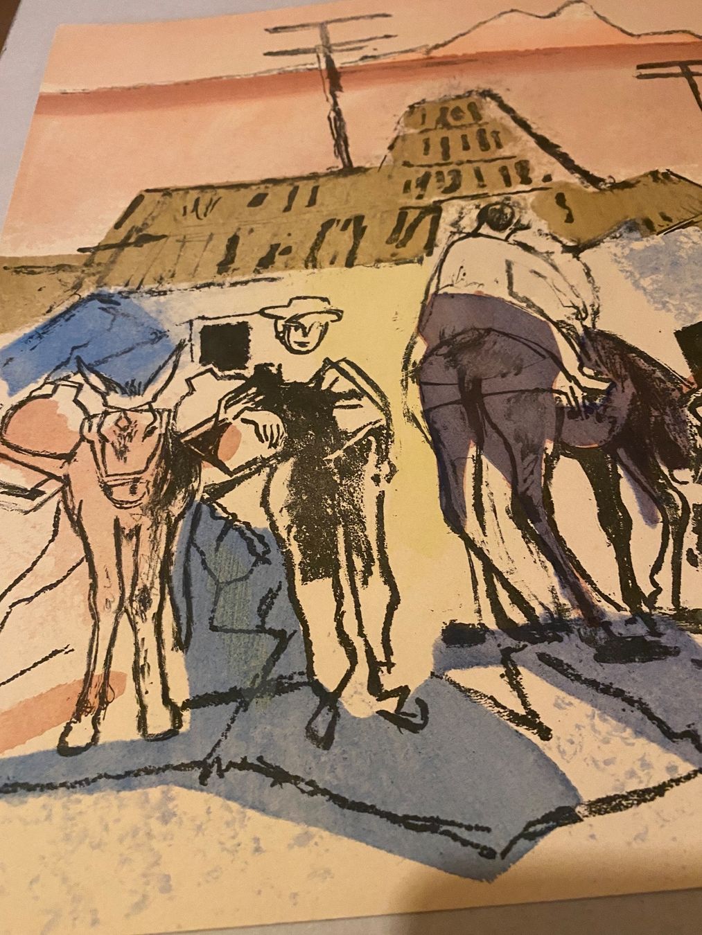 Grafica & Litografie: Schöne Lithographie mit Signatur (Hegedüs Béla) – Usato da Münchwilen TG venduto da Mercurius63 3