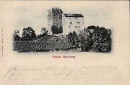 Karte Schloss Habsburg 1903