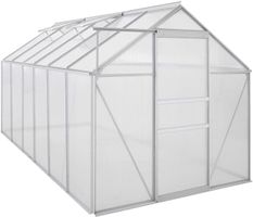 Zelsius Aluminium Gewächshaus für Garten
