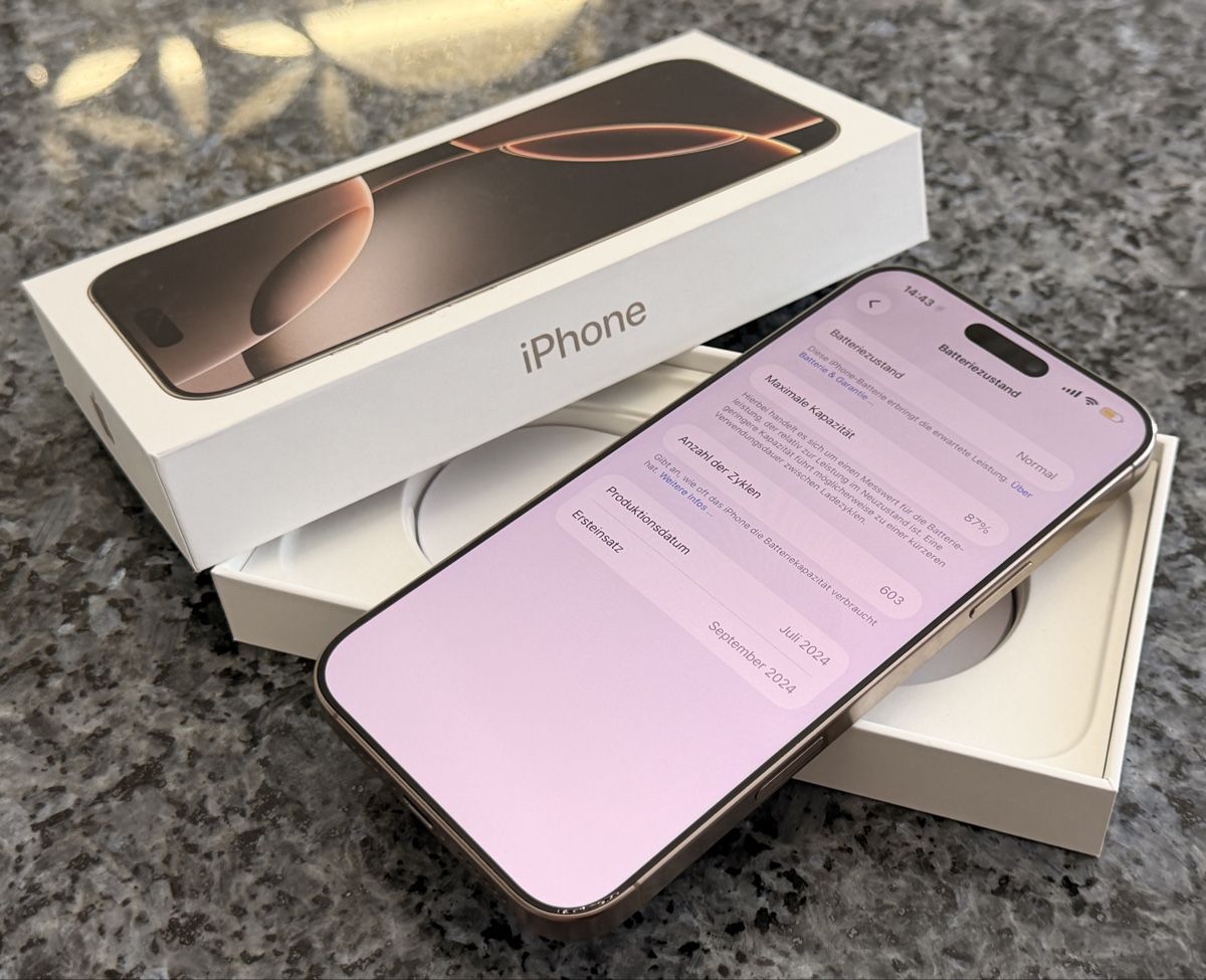 Apple Telefoni cellulari / Smartphones: Apple iPhone 16 Pro Max Gold 256GB – Usato da Fehraltorf venduto da Mydreamshop 6