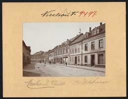 Fotografie Nerchau, Hauptstrasse mit Ins