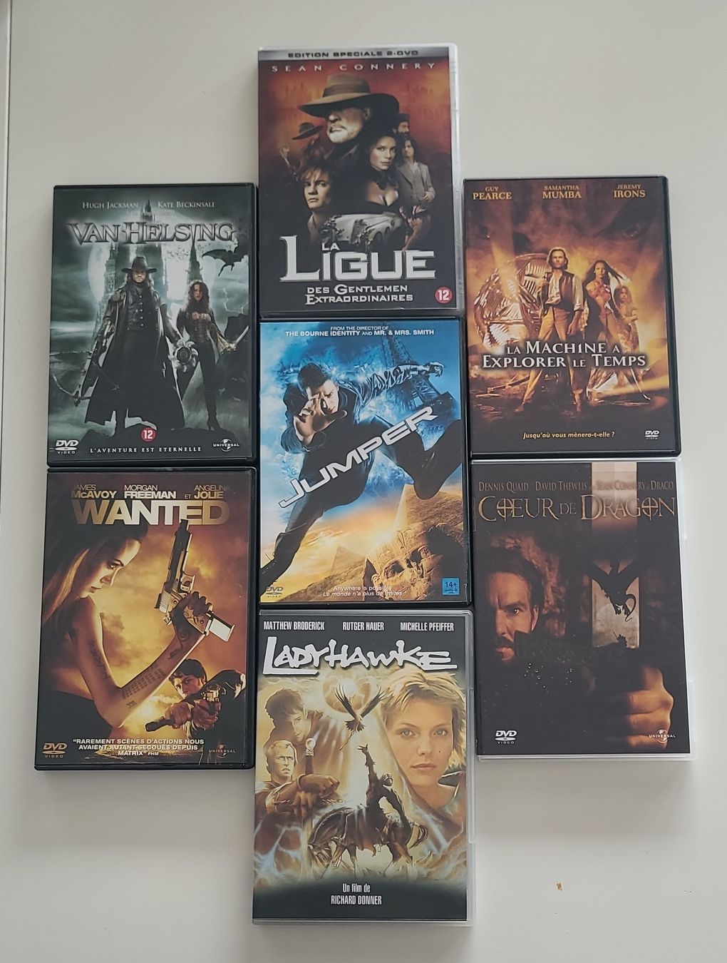 Tutti i DVDs: Collection de 7 DVDs Films Action et Aventure – Usato da Morges venduto da AngelBliss