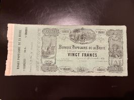20 Francs 1879 selten bankfrisch 