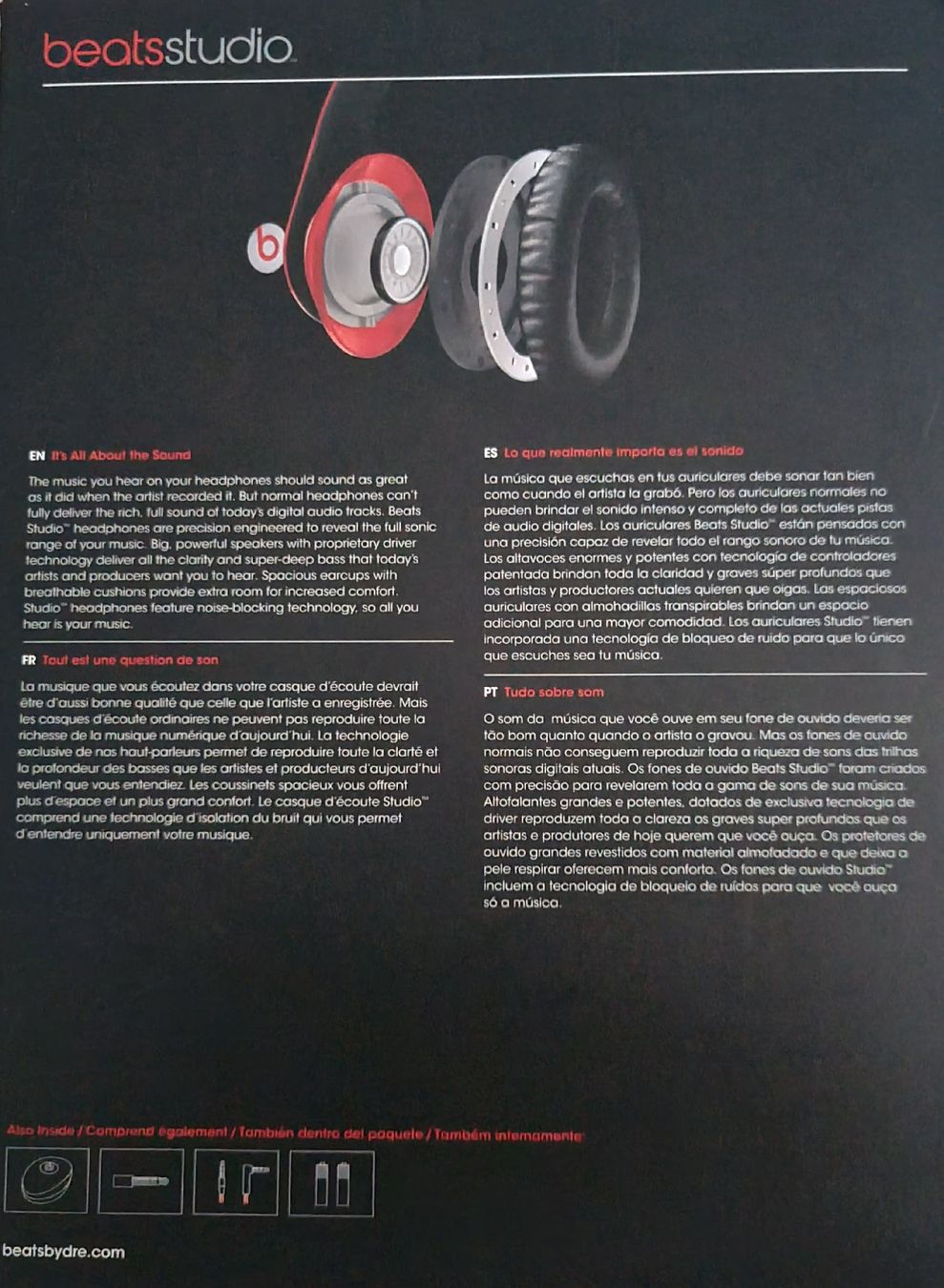 Cuffie: Beats by Dr. Dre Studio Kopfhörer – Nuovo (secondo la descrizione) da Aesch BL venduto da acv_6hyd 2