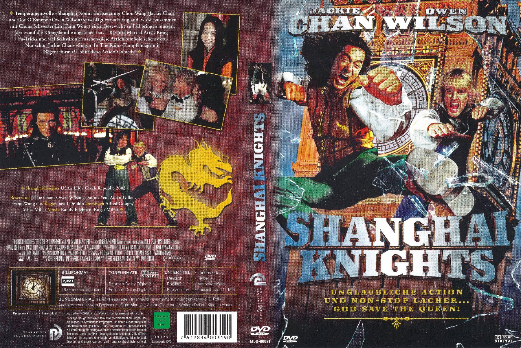 Tutti i DVDs: Shanghai Knights (2003) – Usato da Zürich venduto da Cineasten