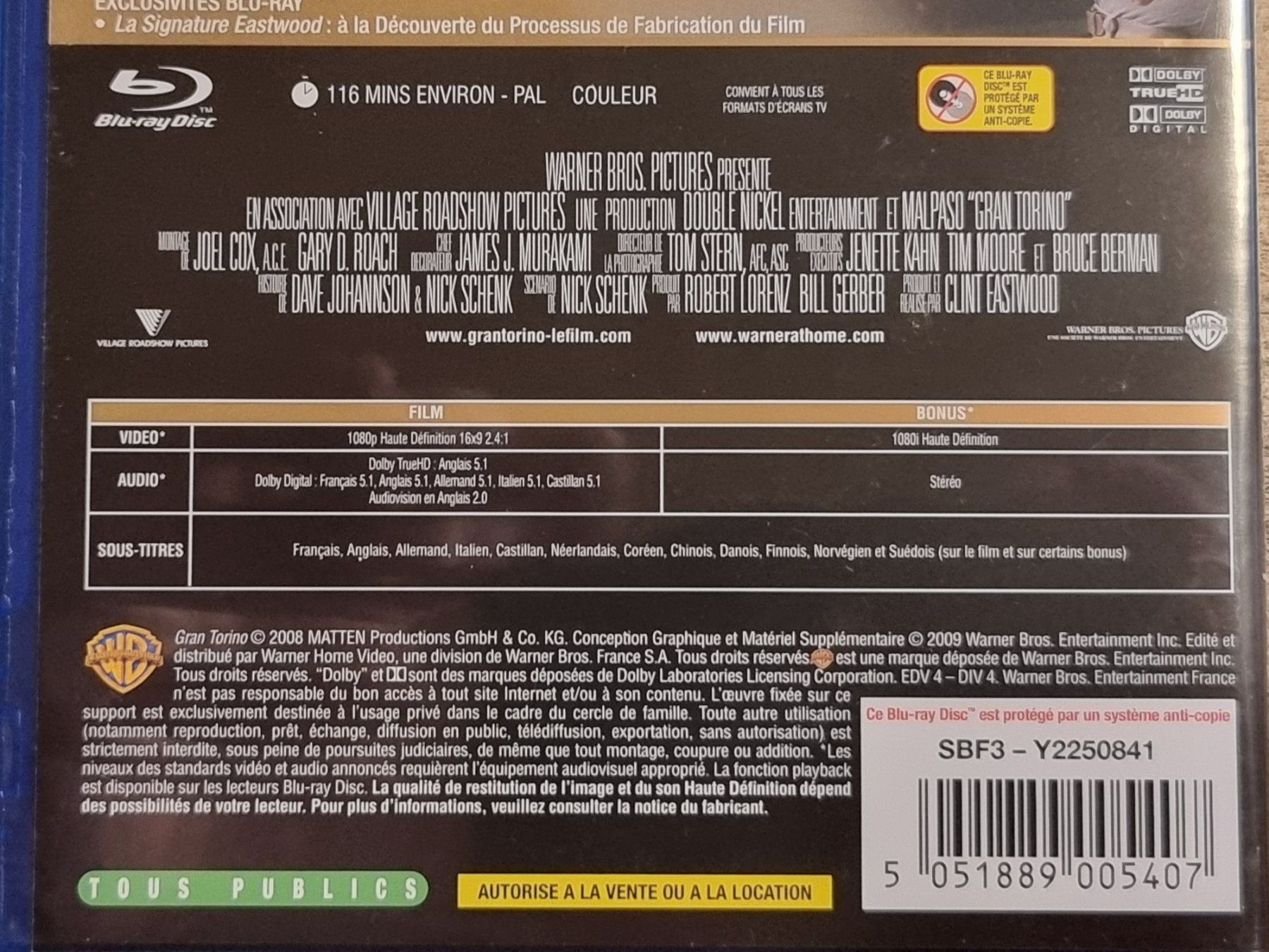 Tutti i DVDs: Gran Torino – Nuovo (secondo la descrizione) da Chavannes-près-Renens venduto da XWR4 4