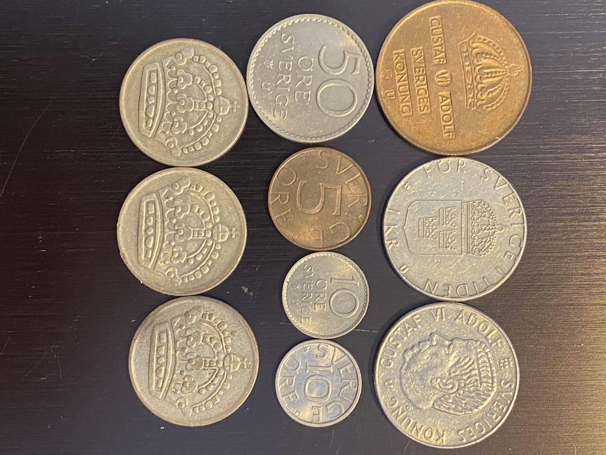 Alle Münzen: Suède, lot 10 monnaies argent Billon – Gebraucht aus Corsier-sur-Vevey von Ginoarturo 1
