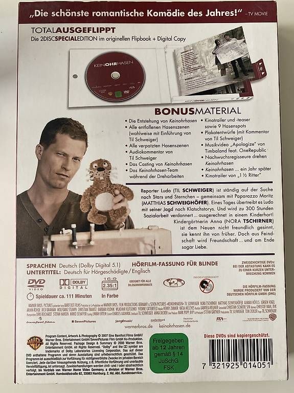 Tutti i DVDs: Keinohrhasen – Usato da Gasel venduto da Ntomate 1