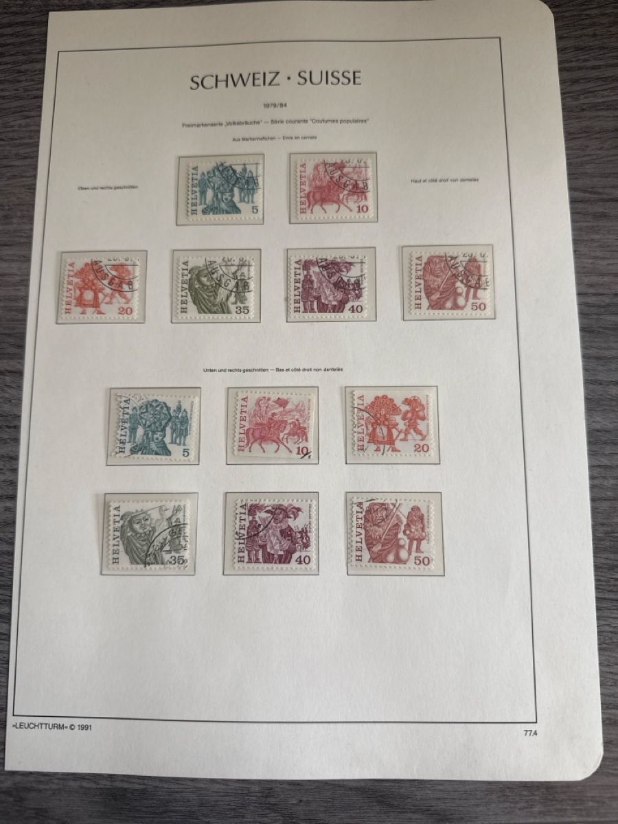 Alle Briefmarken: Schweizer Briefmarken Sammlung 1978-84, Top Zustand! – Neu (gemäss Beschreibung) aus Tafers von nicole.ts