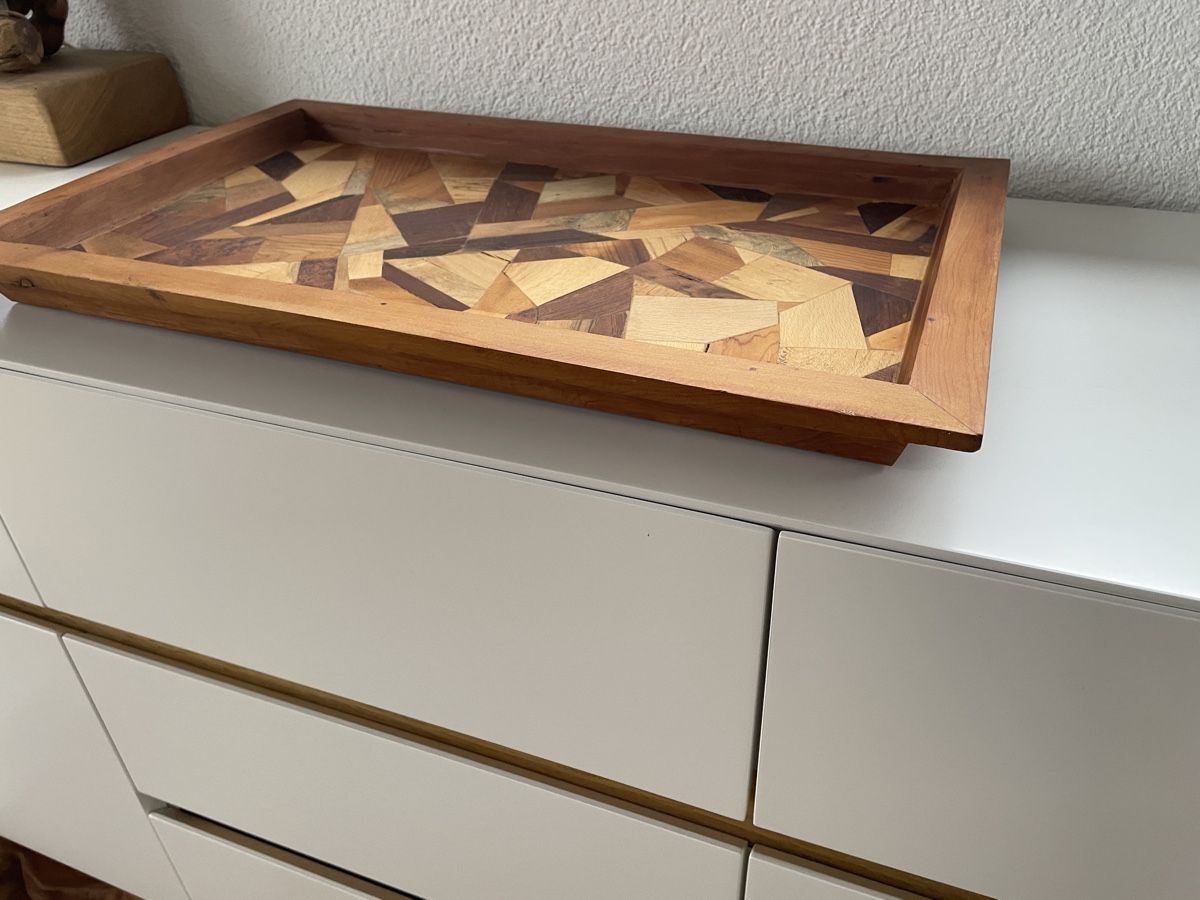 Holzartikel: Wanddeko Serviertablett Holzskulptur  Holzbild – Gebraucht aus Glattpark(Opfikon) von cla_hpt7 1