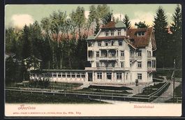 AK Herisau, Blick zum Heinrichsbad, 1905