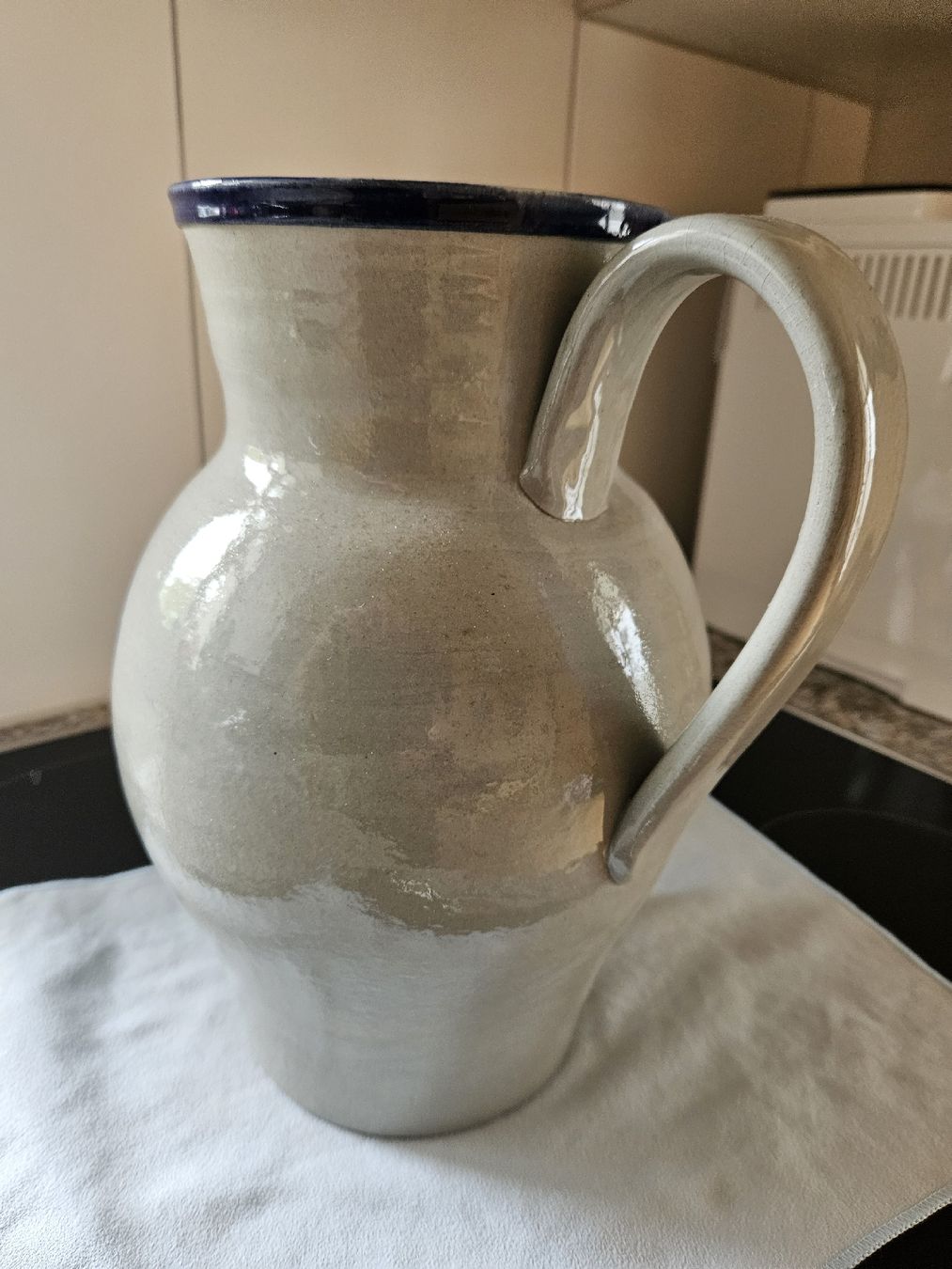 Karaffen: Vintage Landert Steinzeug Krug – Gebraucht aus Rüti ZH von Moli8 2